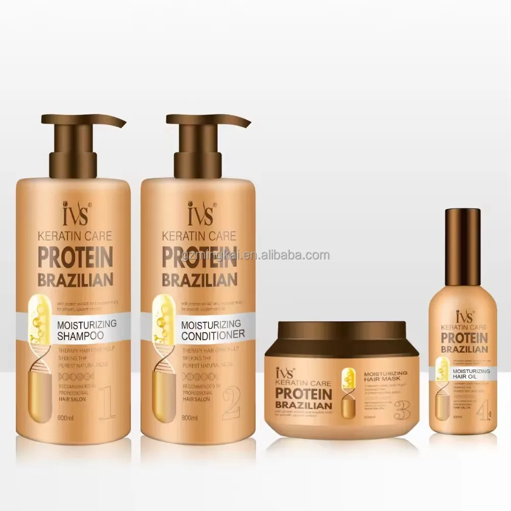 OEM Keratin Leave In Conditioner Moisturizer IVS Hair Care Moisturizing Hydrating Detangler Cream for Dry Damaged Hair