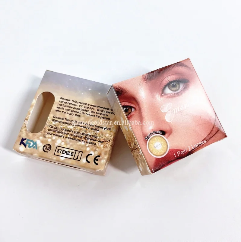 Cosmetic Contact Lenses Packaging New York Contact Lenses packaging box for contact lenses
