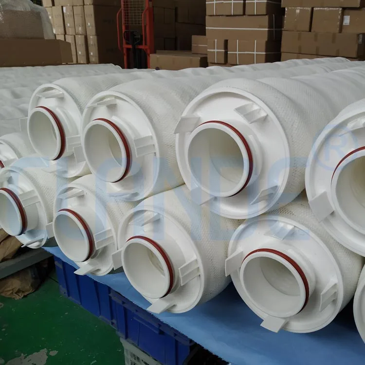 High Flow Rate Pleated 02/05 micron Membrane Water Filter Cartridge For Ro Water Treatment