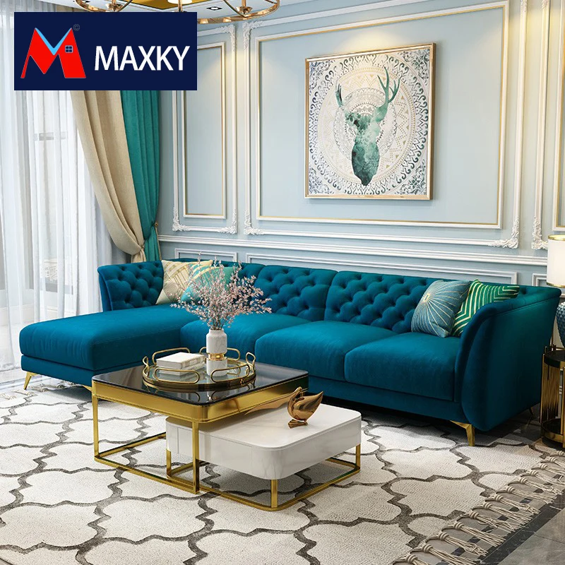 Роскошный светлый Постмодернистский диван художественная публикация бархатный Французский для гостиной маленькой квартиры домашняя мебель