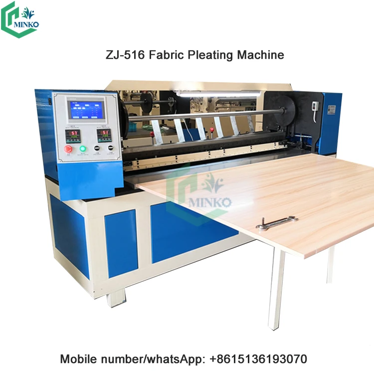 Cloth textile pleater fabric skirt pleating machine price