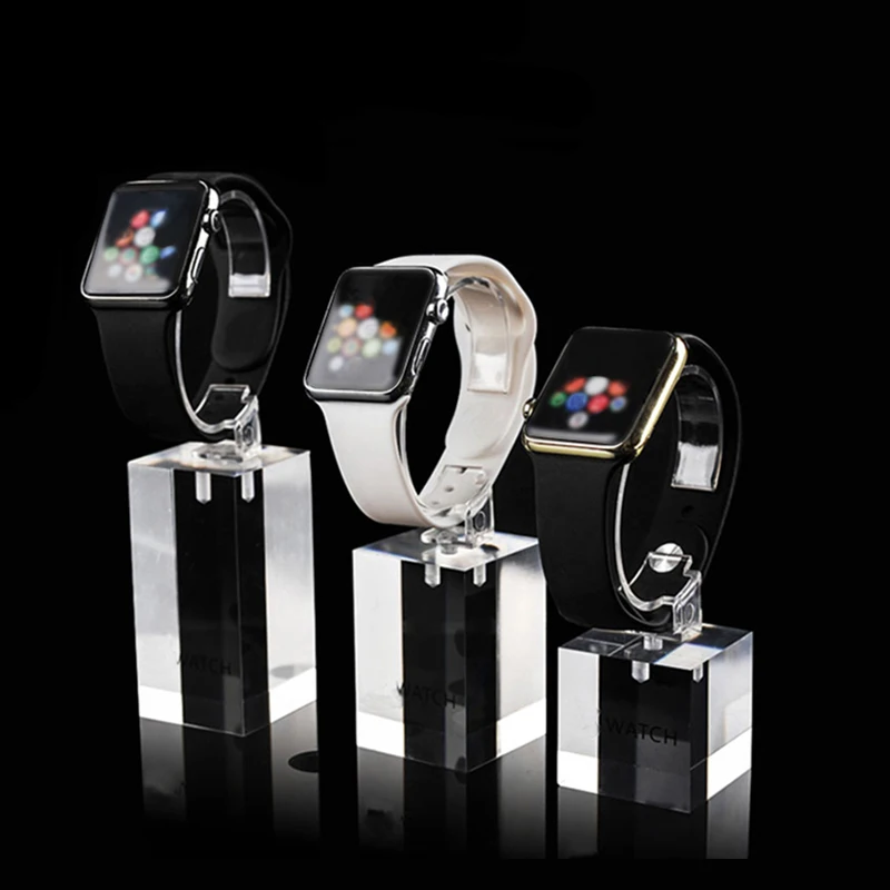 China Factory Clear Smart Wrist Watch Stand Acrylic Watch Display Rack