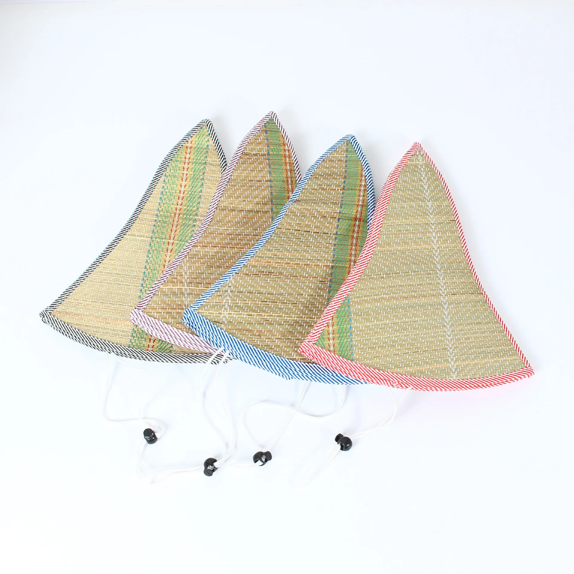 Summer Fishing Straw Hat Foldable Straw Sun Cap Visor Hat Fishing Fold Visor Fishing Farmer 6 Panel Straw hats
