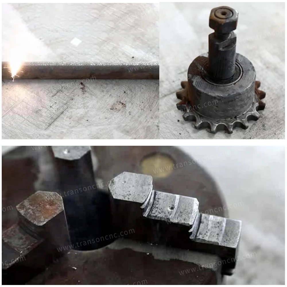 Transon мини металлическая машина для удаления ржавчины, волоконный лазер, чистящая машина 100 Вт Raycus, низкая цена для продажи