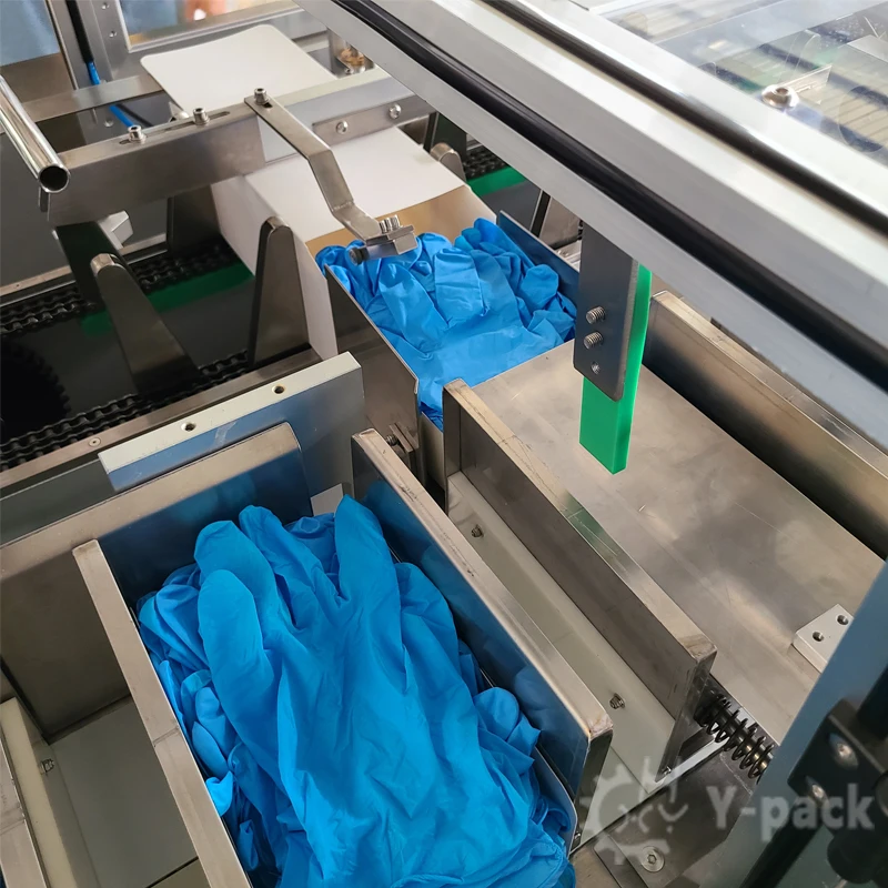 Y-Pack Automatic Case Packer Factory Price Manufacturer Supplier Pipe Clear The Agent Carton Box Packing Machine