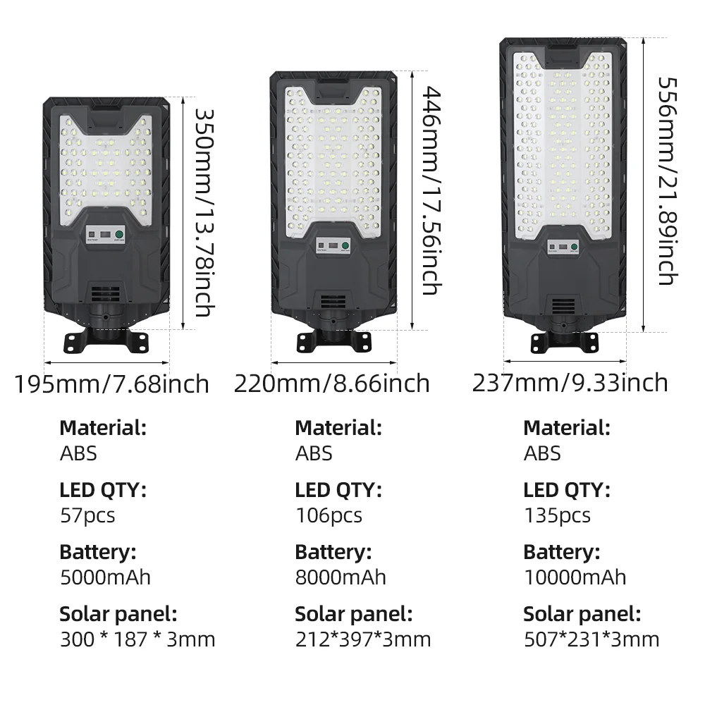 Dingdian LED 800W Smart Solar Street Light Solar Lights Waterproof IP67 Outdoor Garden LED Solar Street Light With Remote