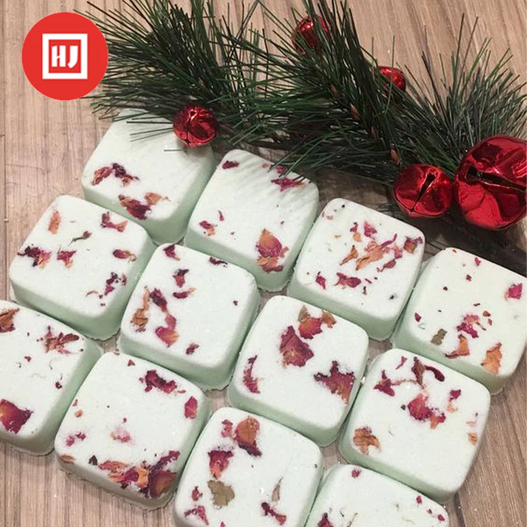 High quality Shower Bombs gift set with private label travel shower tablet Msds 100% Natural Ingredients