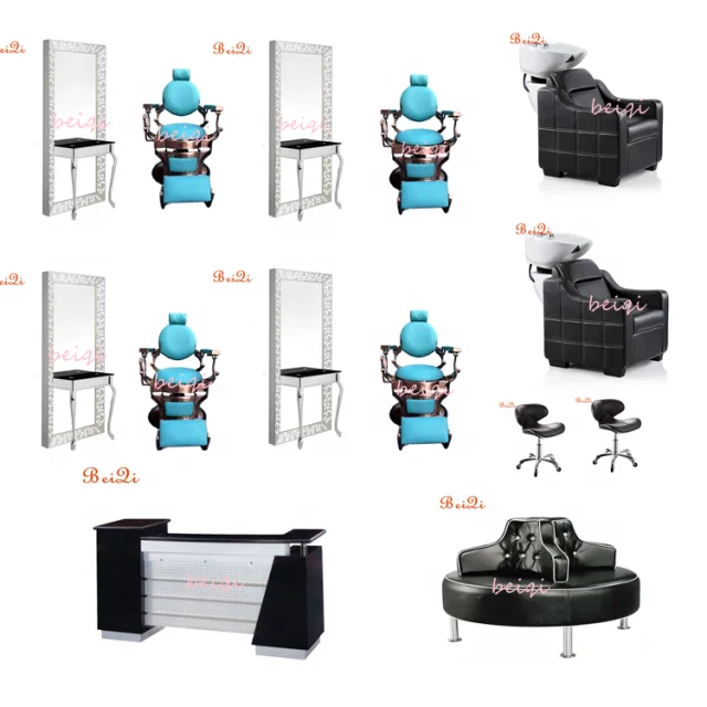 
2019 New arrival electric base barber chairs comfortable salon styling chair black and white hydraulic with Bestar Price 