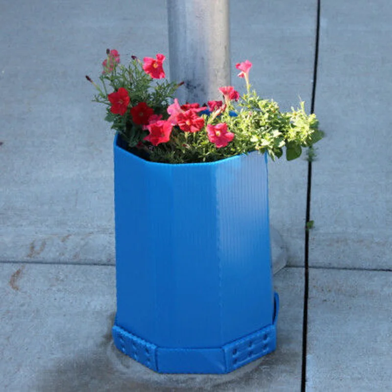 Waterproof PP Hollow Corrugated Sheet Flower Guard Coroplast Fluted Sheet Tree Guard Seeding Protector