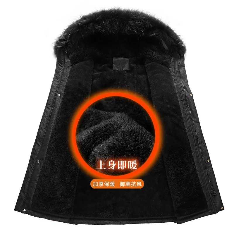 Wholesale sale plus fat plus size winter coat pie to overcome plus cashmere thickened cotton-padded coat grow in the cold 400 ca