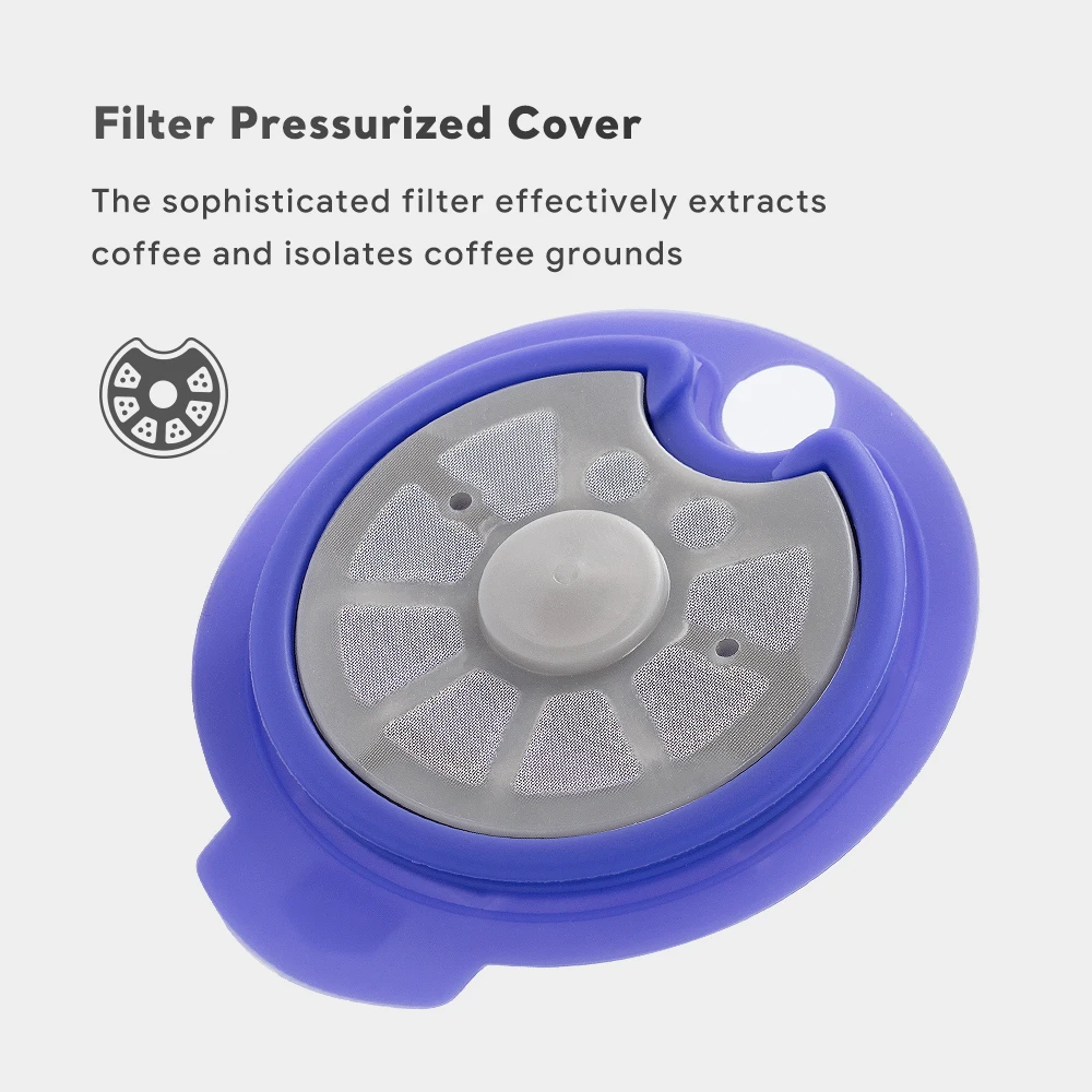 60/180/200/220ml Reusable Coffee Capsule Stainless Steel Refillable Filter Compatible with Tassimos the hottest design is coming