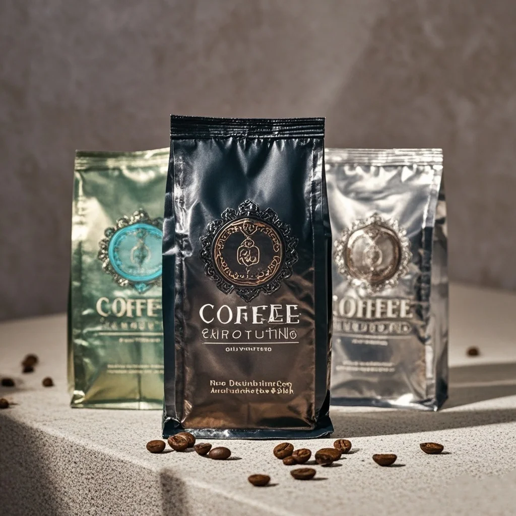 Bio Pla Biodegradable Black Coffee Bags With Valve And Zipper Custom Paper Packaging Flat Bottom Coffee Bean Bag 250gr 250g