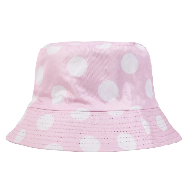 Women Mens Bucket Hat Custom Logo Black Blank Fisherman Printed Dots Bucket Hats