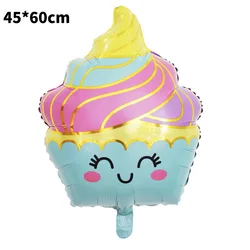 Wholesale hot sale new 54*74cm Crutch candy Sweet Shape Foil Balloons Food dessert candy crutch sweet Globos
