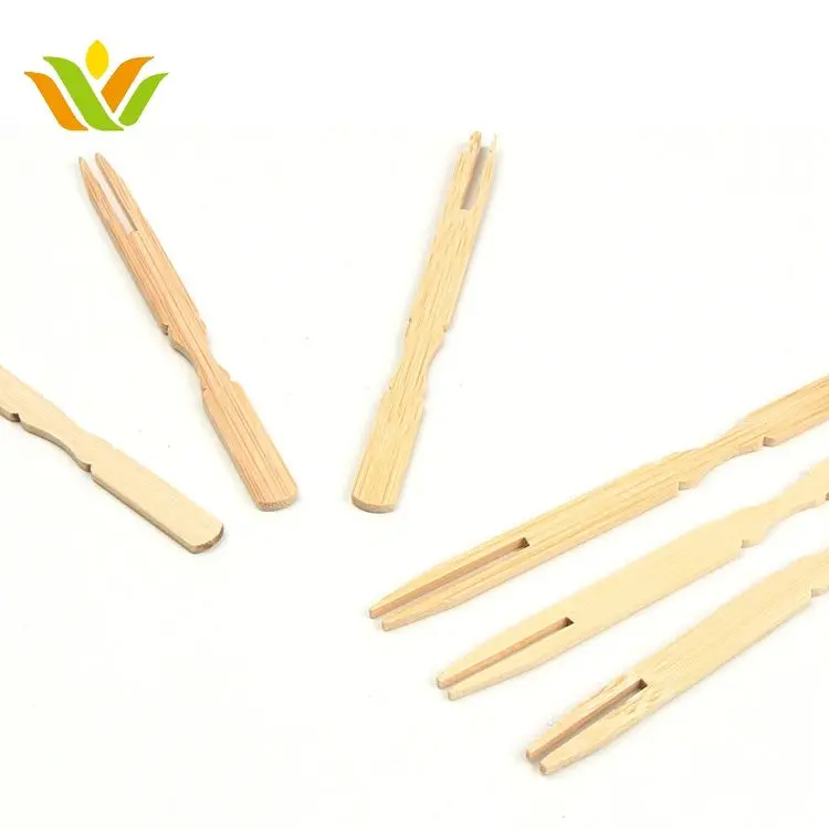 Wholesale Bamboo Fruit Skewer/stick/picks,disposable Fruit Pick Skewer Stick Fork