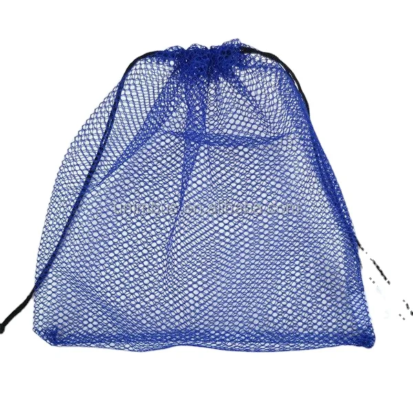 Potato mesh bag/drawstring mesh bag/PP mesh packing bag with die cut handle