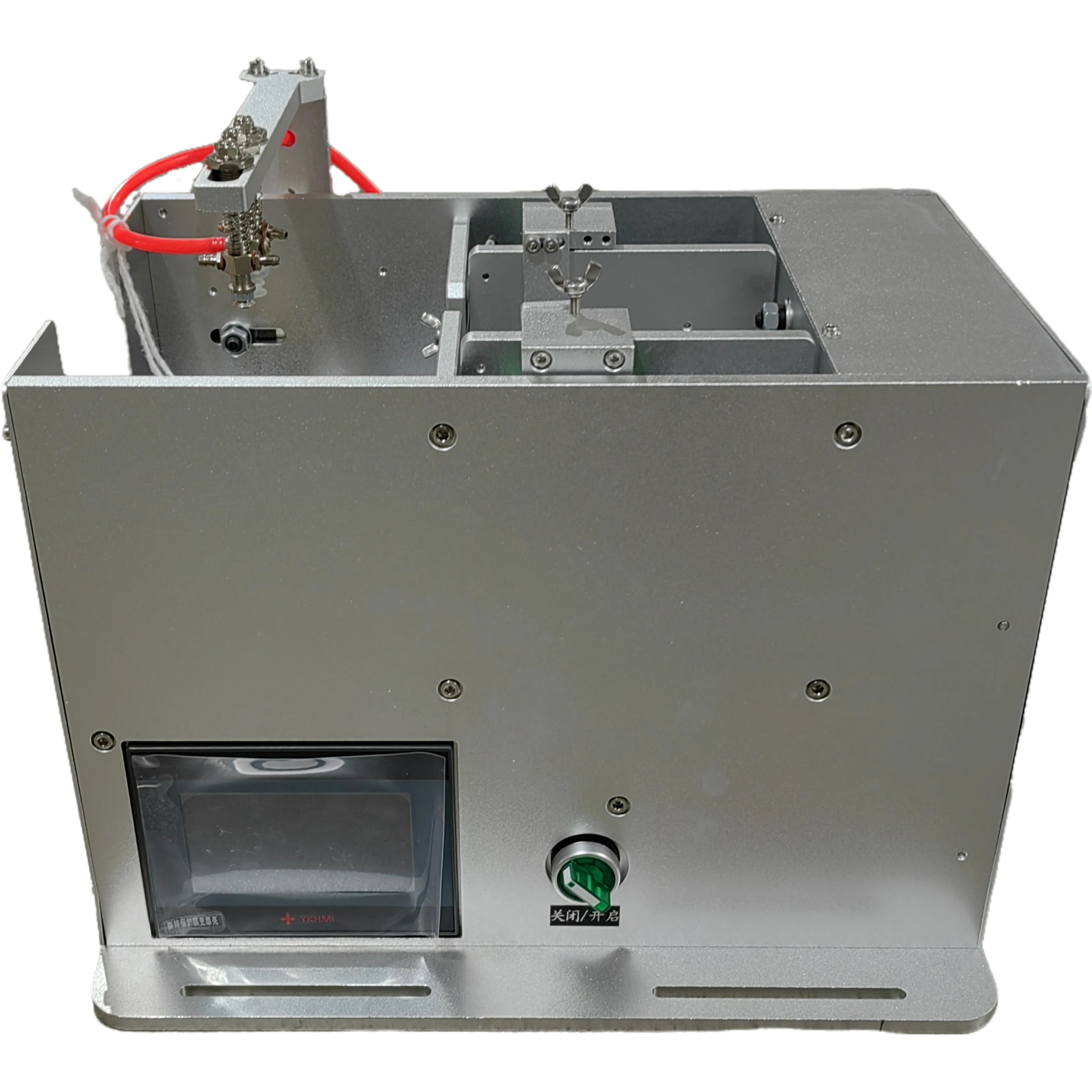 New Hot sell Automatic Feeding Laser Marking Machine 20W Power Marking Metal Business Cards Nameplates Plastic PC Cards IDCard
