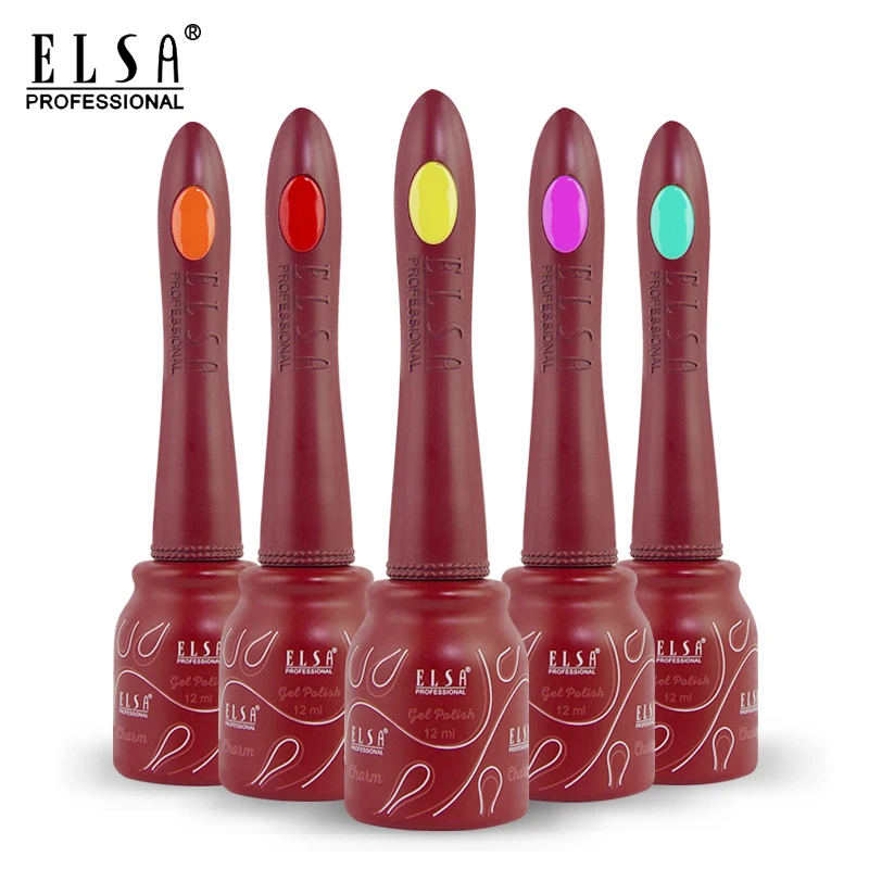 
Elsa 12ml Retro Brown Long Lasting 80 Colors Gel Nail Polish Ship from Moscow Stock 