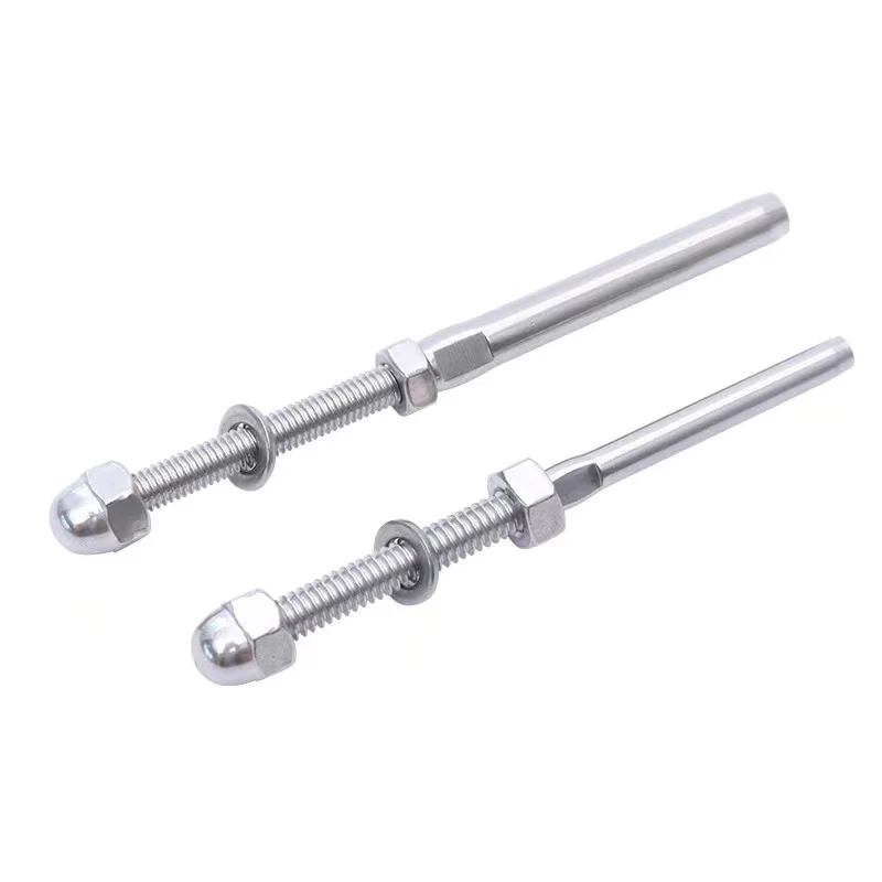 Stainless Steel Swage Threaded Stud Tension End Fitting Terminal for cable railing