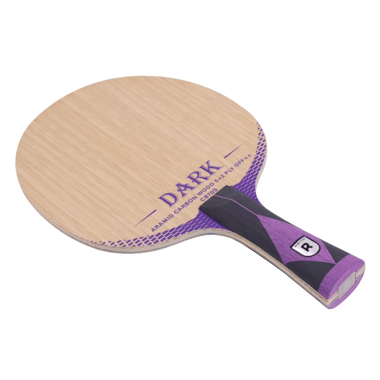 Hot-selling Reactor 7Ply YBAramid carbon wood offensive fast attack Table Tennis bats blade