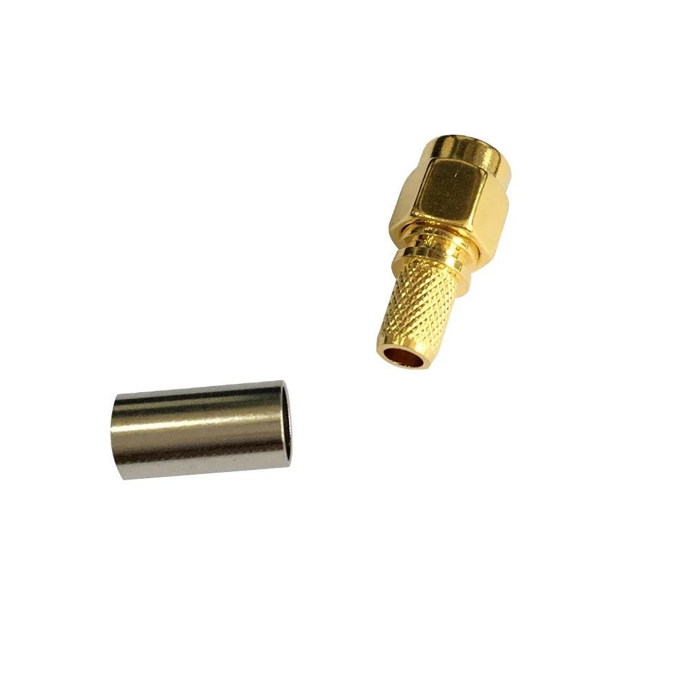 High quality SMA PLUG MALE  Connector For RG316 And RG174 Cable