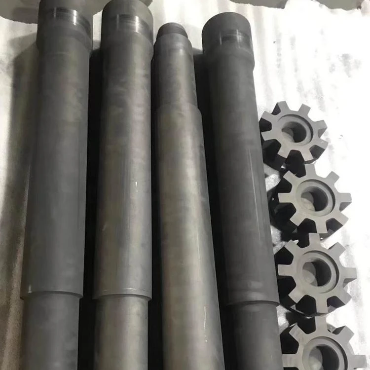 Графитовый ротор и вал для алюминиевой жидкости дегассер