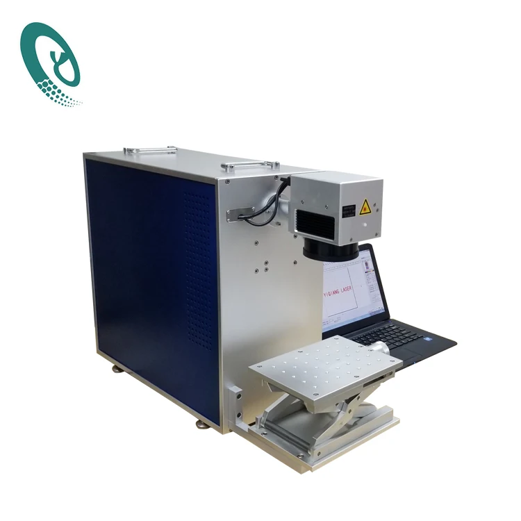 Yiq-Tech Laser printer for pe pipe high speed 30W flying fiber laser marking machine for non metal
