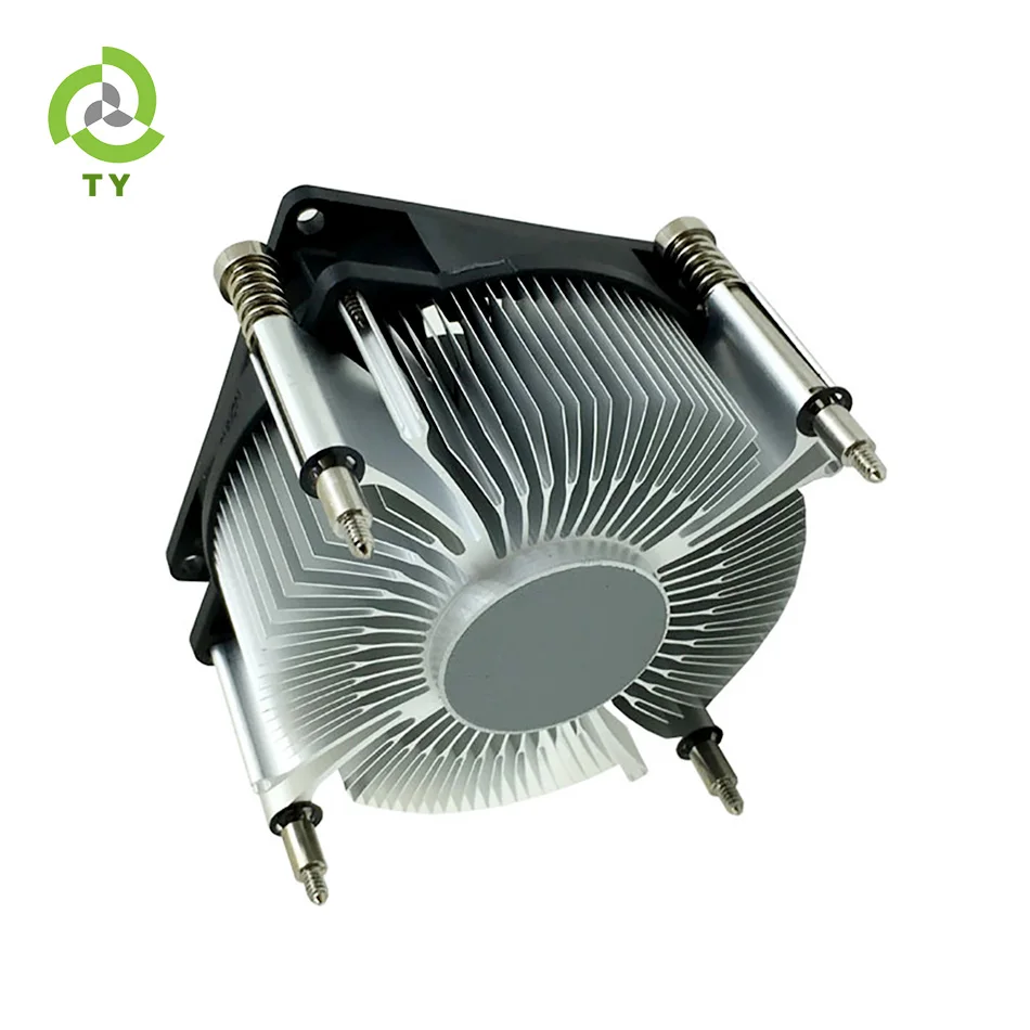 Кулер для процессора алюминиевый радиатор кулер производитель 1U 2U