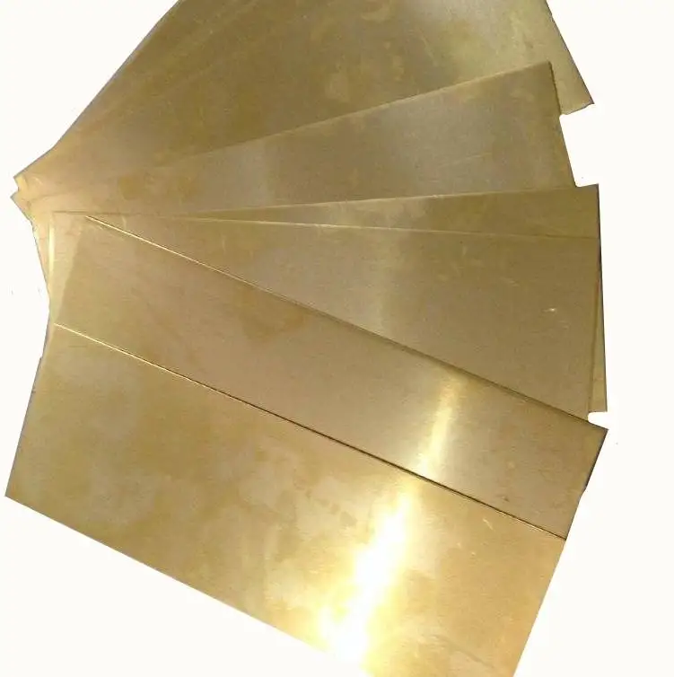 Higher Hardness and Better Wear Resistance H68 C26200 10mm Brass Sheet / Brass Plate for Gasket