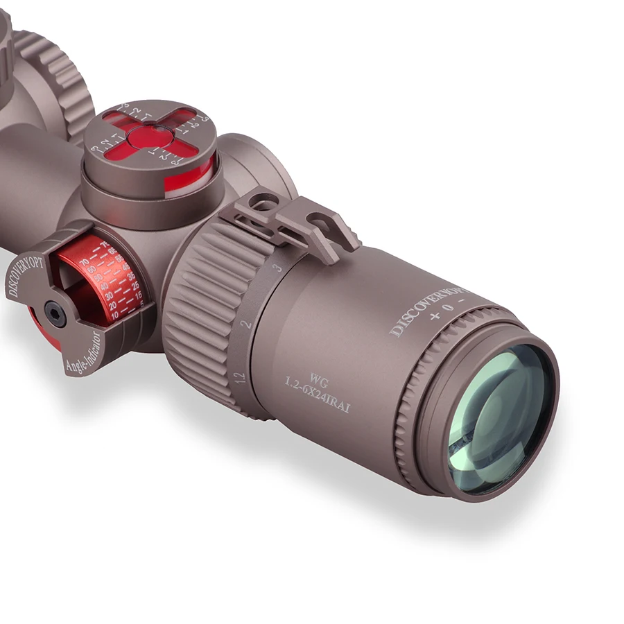 Discovery Optics WG 1.2-6x24 1.2x zoom Tactical Scope 25.4mm Tube Dia Discovery Scope
