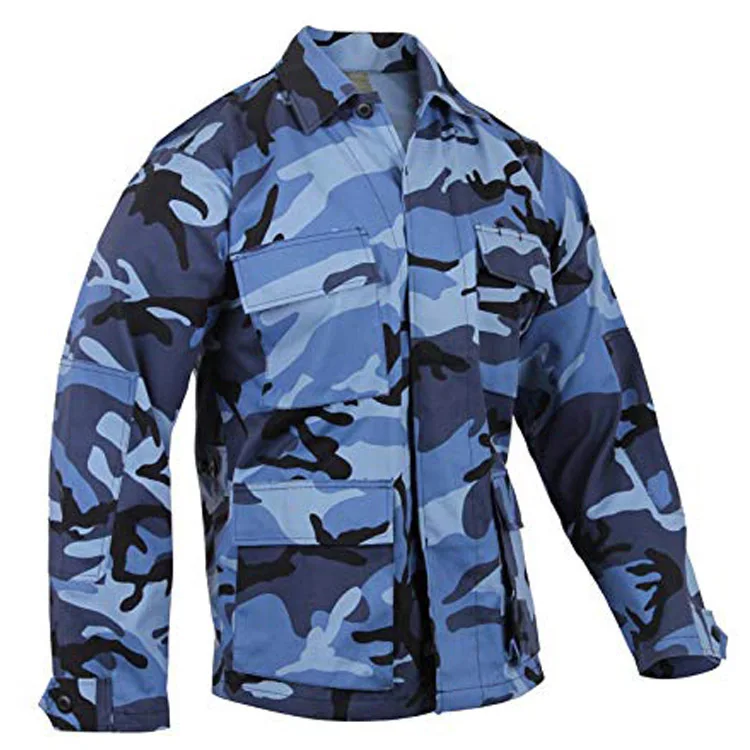 Newest BDU Blue Camouflage Military Uniform Multiple Styles Pakistan Army Uniform for Sale