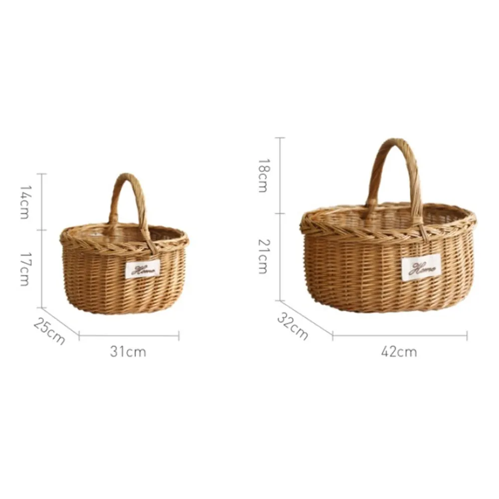 Handmade Wholesale Decoration Willow Wicker Gift Hamper Basket