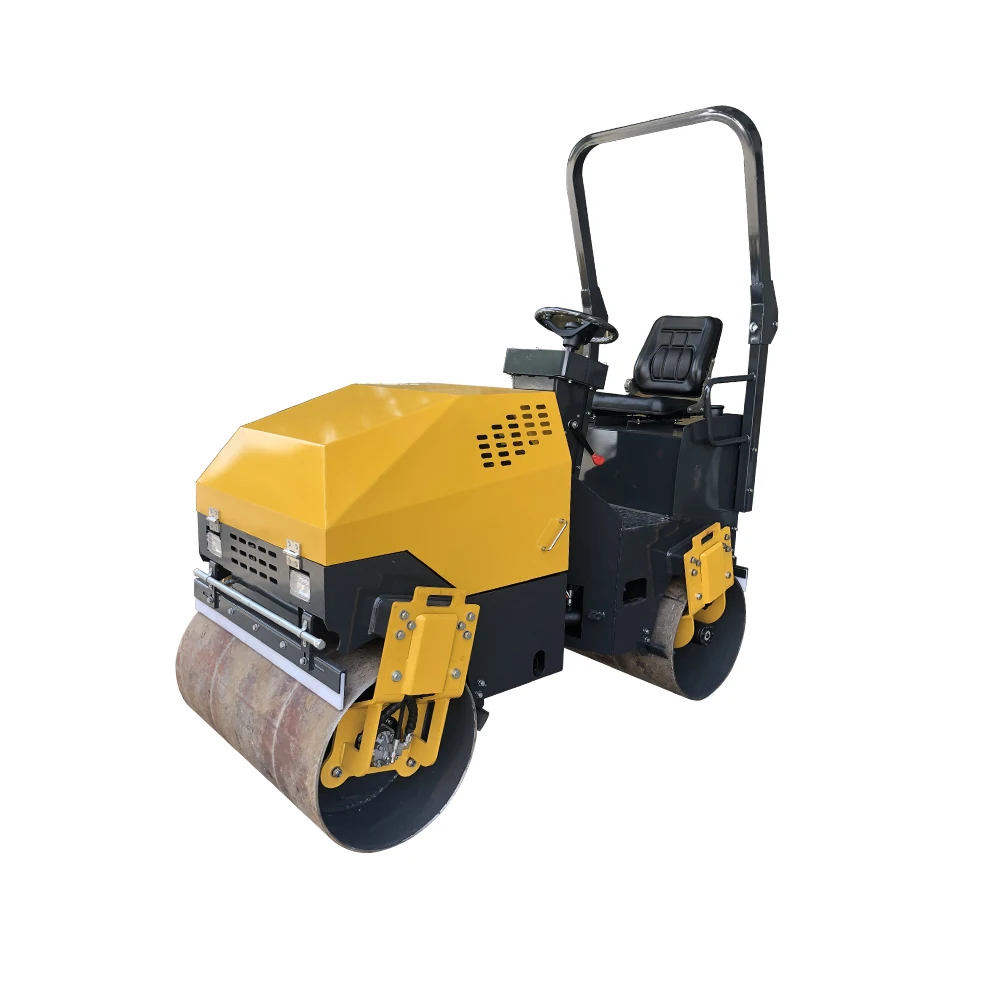 good quality light construction double-drum compactor 3 ton hydraulic pump vibratory road roller