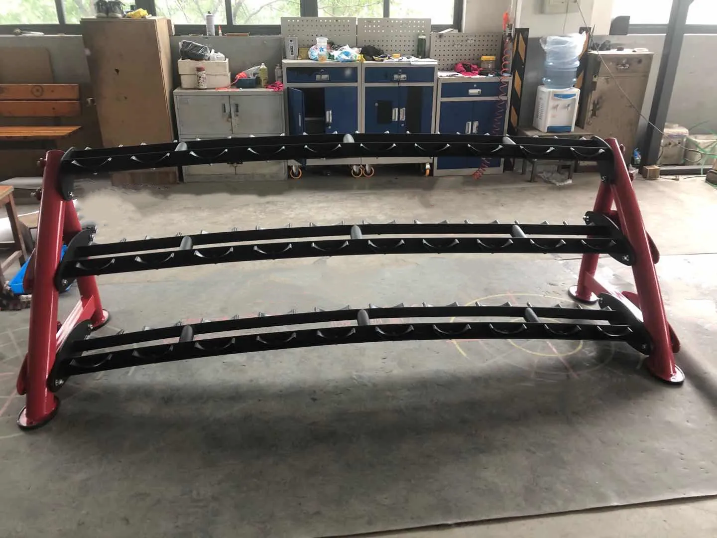 Hot sales commercial Sports Equipment 3-Tier dumbbell rack