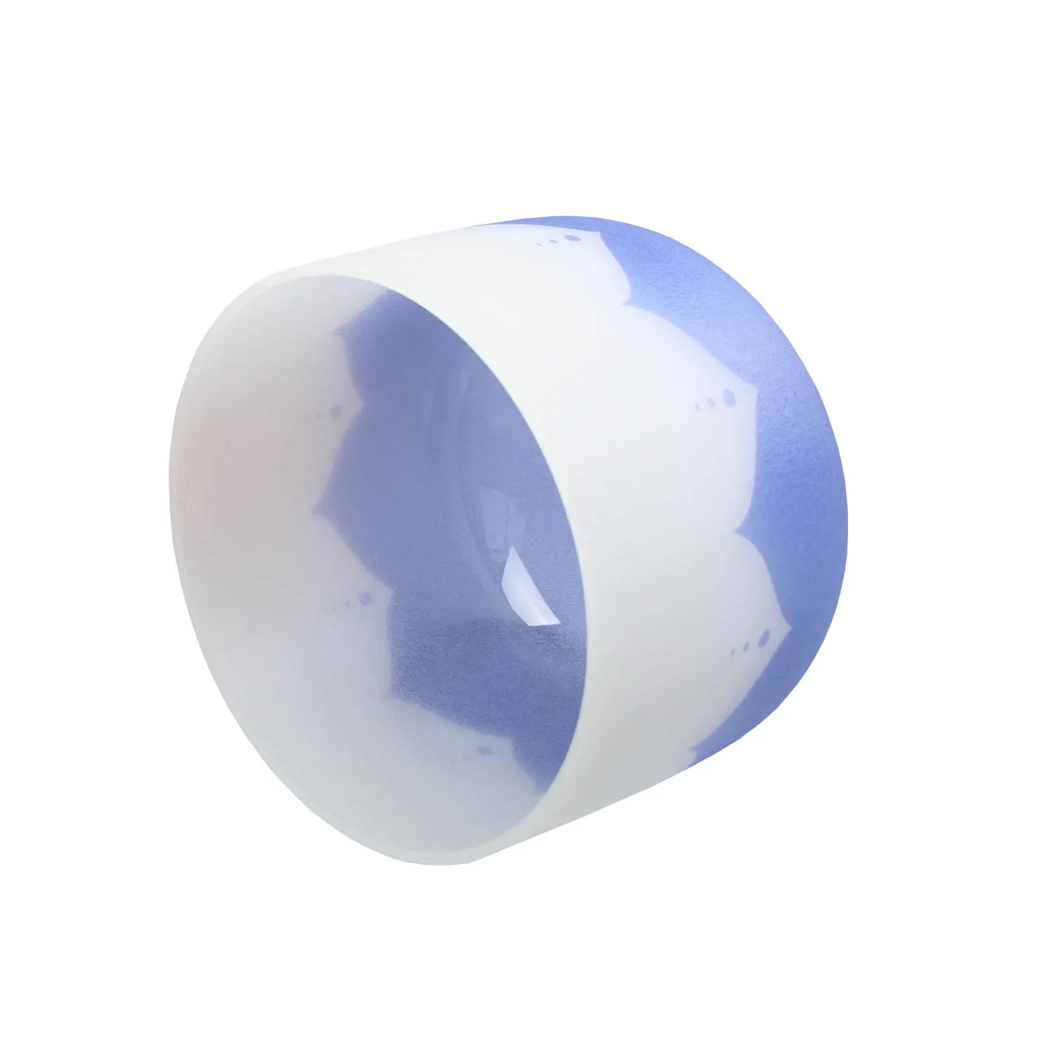 8 Inch 440Hz/432Hz Violet Lotus Crystal Craft Crystal Singing Sound healing factory wholesale Crystal Singing Bowl