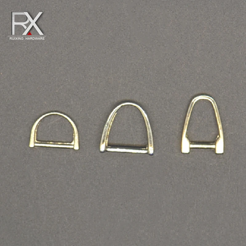 custom mini D ring metal small D-Shackle buckle bag fittings screw D buckle hardware accessories for clothing parts hat shoes