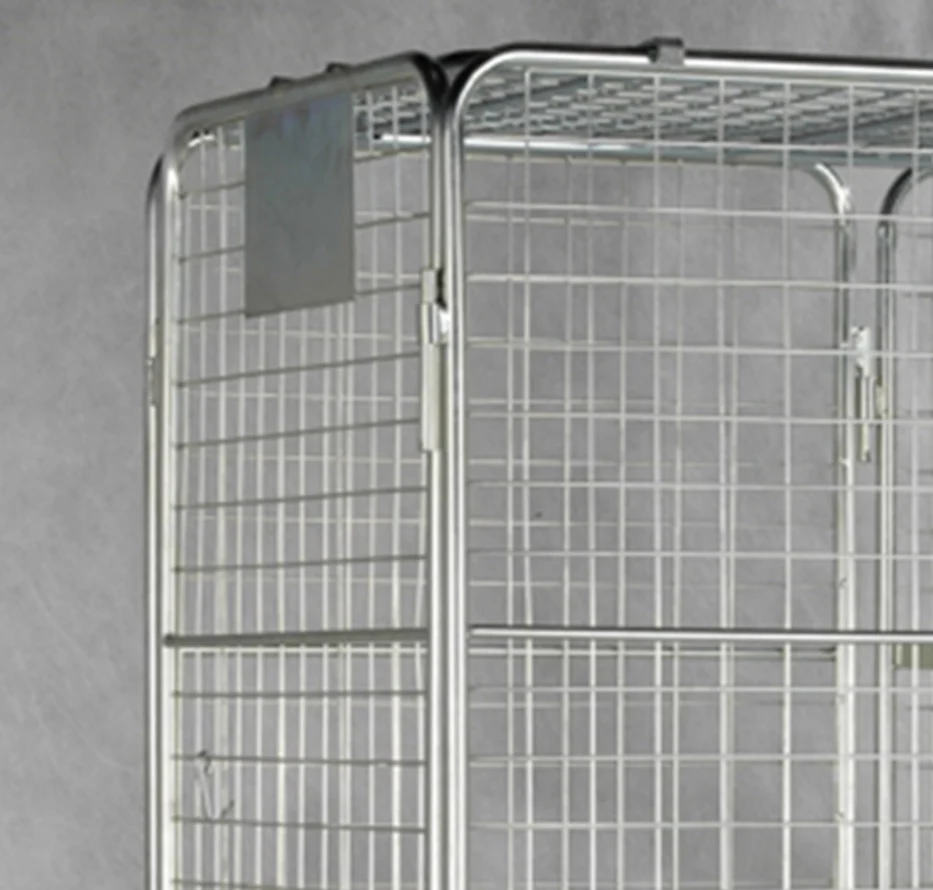 steel rack Collapsible Wire Basket Stillage Container Trolley Cage