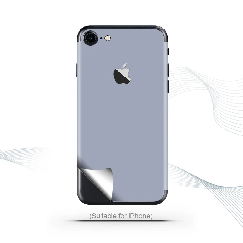 For iPhone X XR XS Max Phone Sticker Luxury DIY Personality Cartoon Decal Vinyl Skin for iPhone 6 6S 7 8 Plus Sticker 3M
