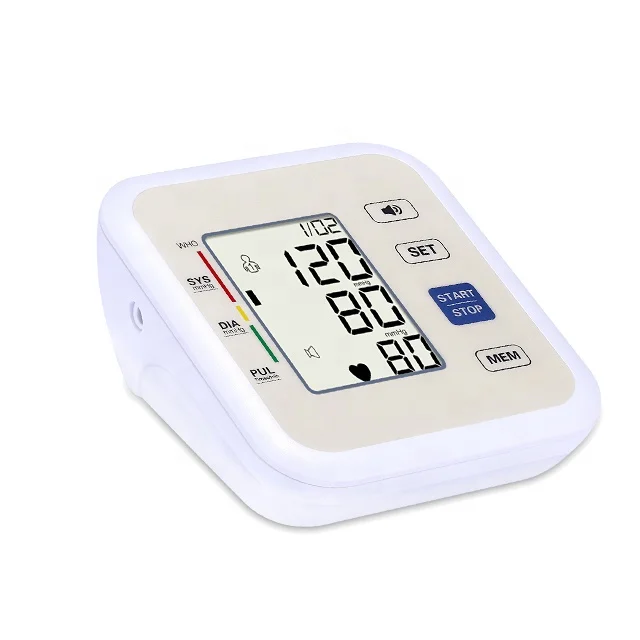 
Digital stand talking heart rate blood pressure monitor pulsewave truly arm-trough blood pressure monitor 