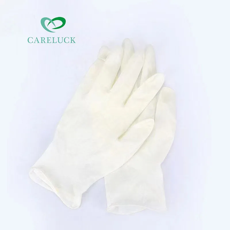 Kids non latex coated work gloves working disposable medical latex gloves- medical powder free latex glove box mold