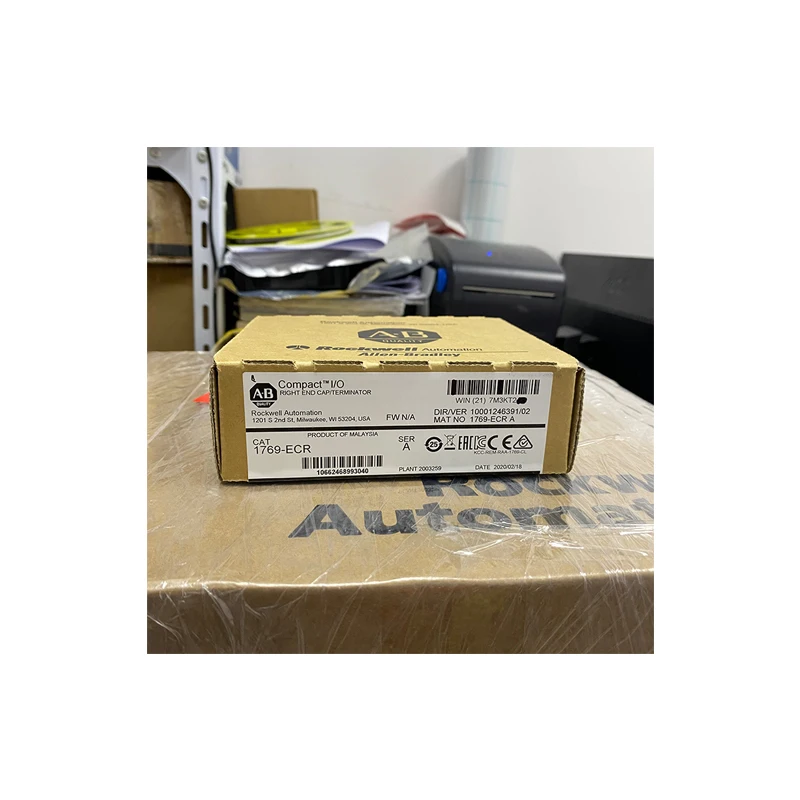 Allen-Bradley 1769-ECR Compact logix правосторонний/Терминатор, шина, сила тока 5 мА, постоянный ток 5 В, PLC