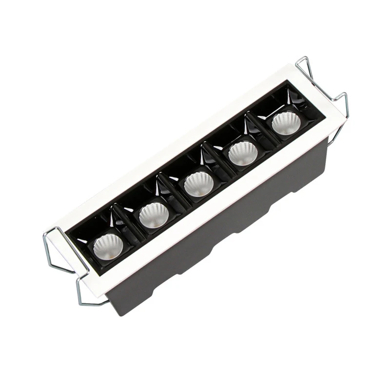 Warm White 5000k 60x60 Square Shape Led Spotlight Recessed Cob 5W Small Size Grille Spot Light