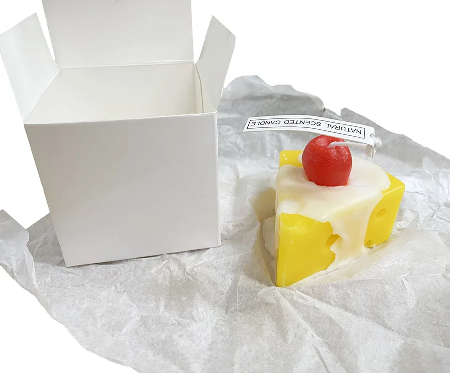 decorations Fruit cake shaped unique scented candle aromatherapy other candles for home
