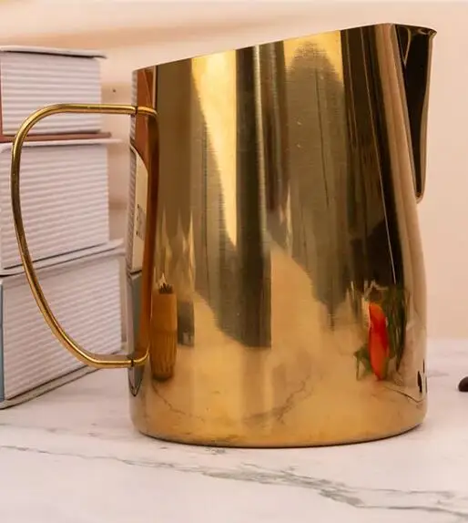 Bevel Mouth Coffee Frothing Pitcher Milk Jug