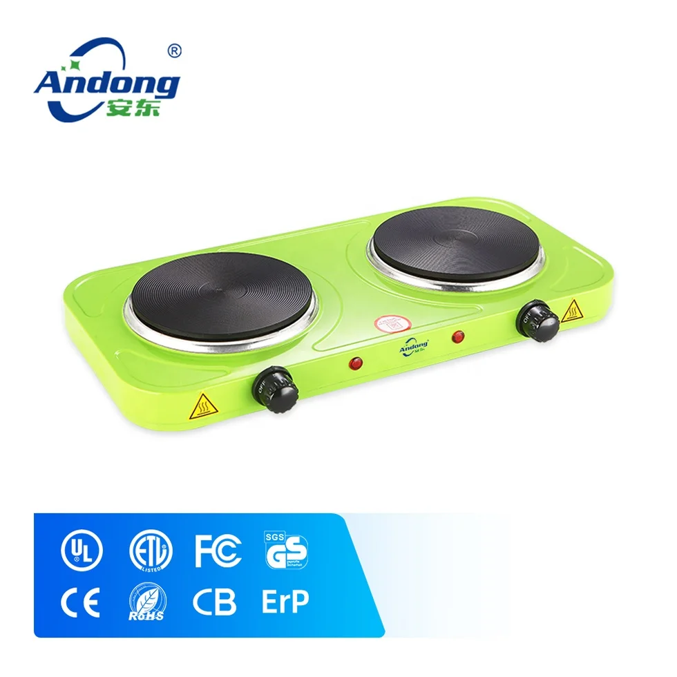 Andong GS approved portable electric hot plate with thermal fuse double stove burner and high quality