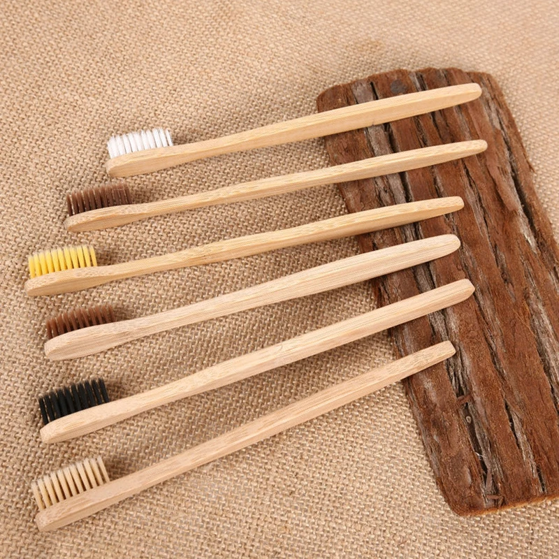 Экологичная биоразлагаемая бамбуковая зубная щетка tingsheng escovas de dentes