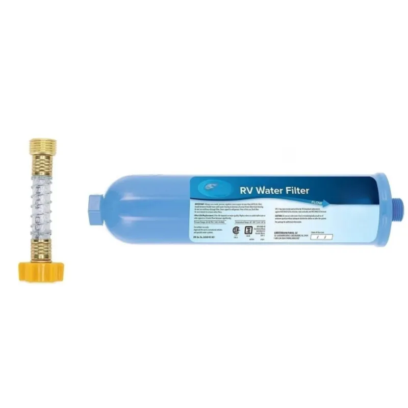 Camper RV Water Filter Inline Water Filter Ideal for RVs Campers Travel Trailers Boats Reduce Bad Taste Odor Chlorine Sediment