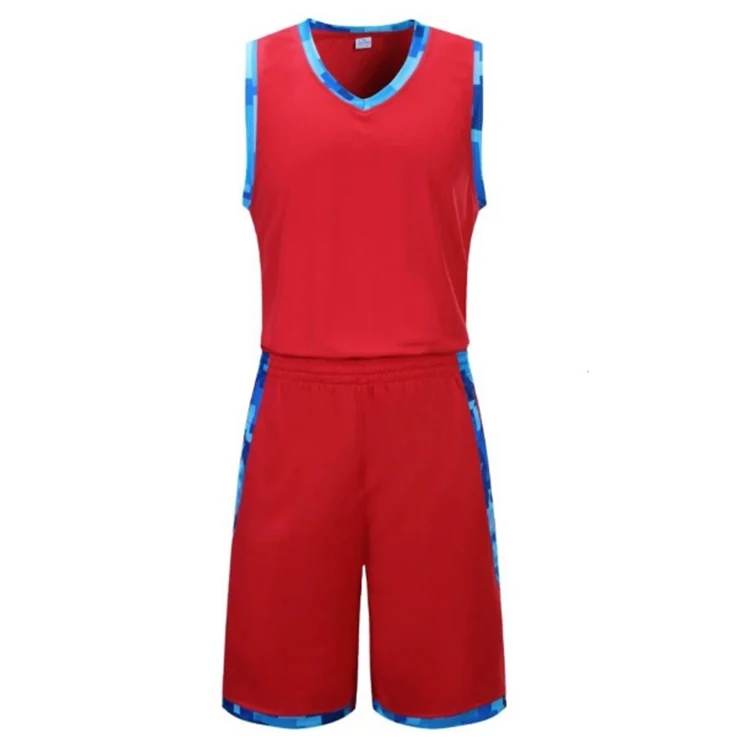 2022 Wholesale Blank Custom Basketball Uniform Set Jersey and Shorts New season Basketball Shorts Manufacturers