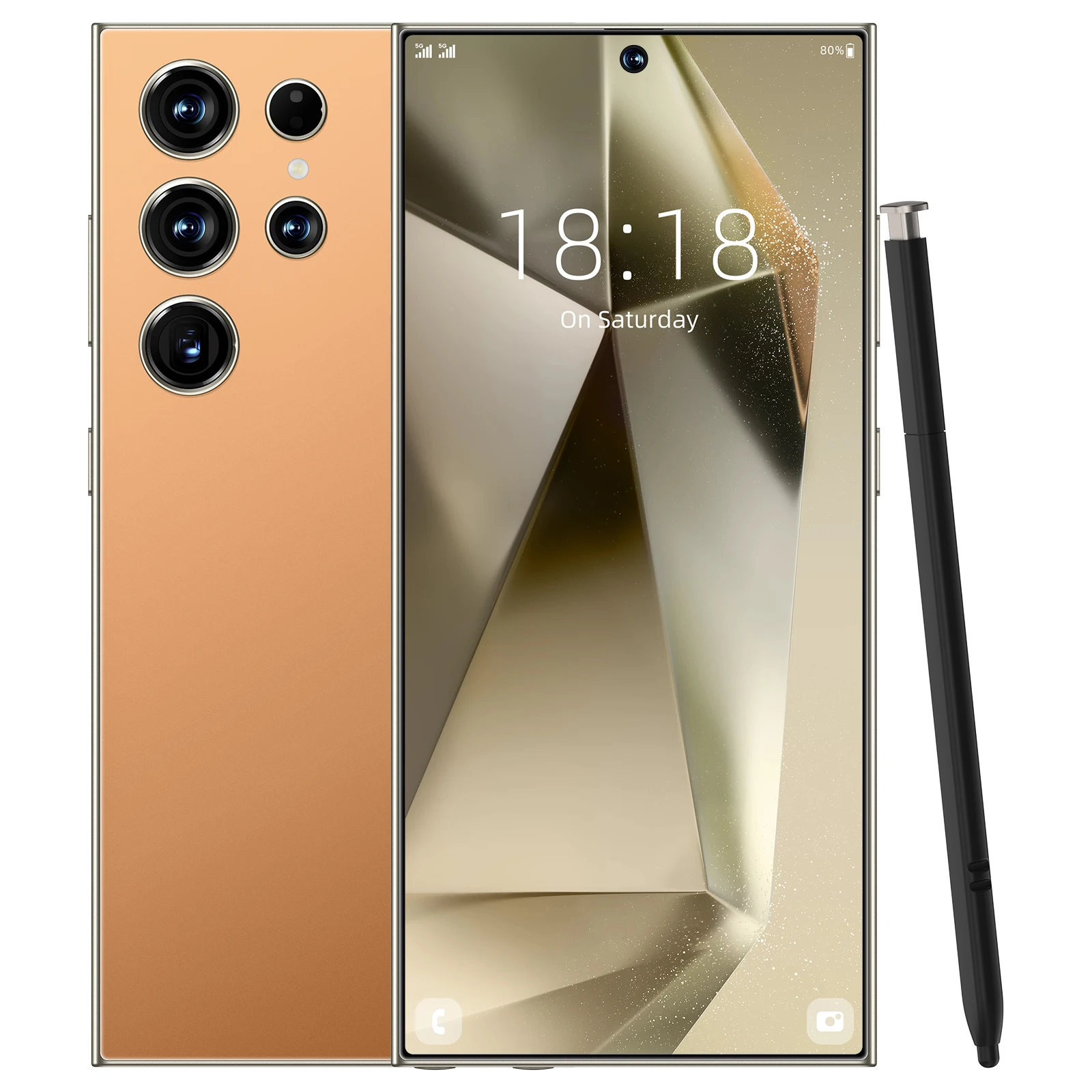 Clone S24 Ultra 5G Dual SIM Smartphone 16GB+1TBGB AI Smartphones LTE Cellular Mobile Phone English Spanish Operating Languages