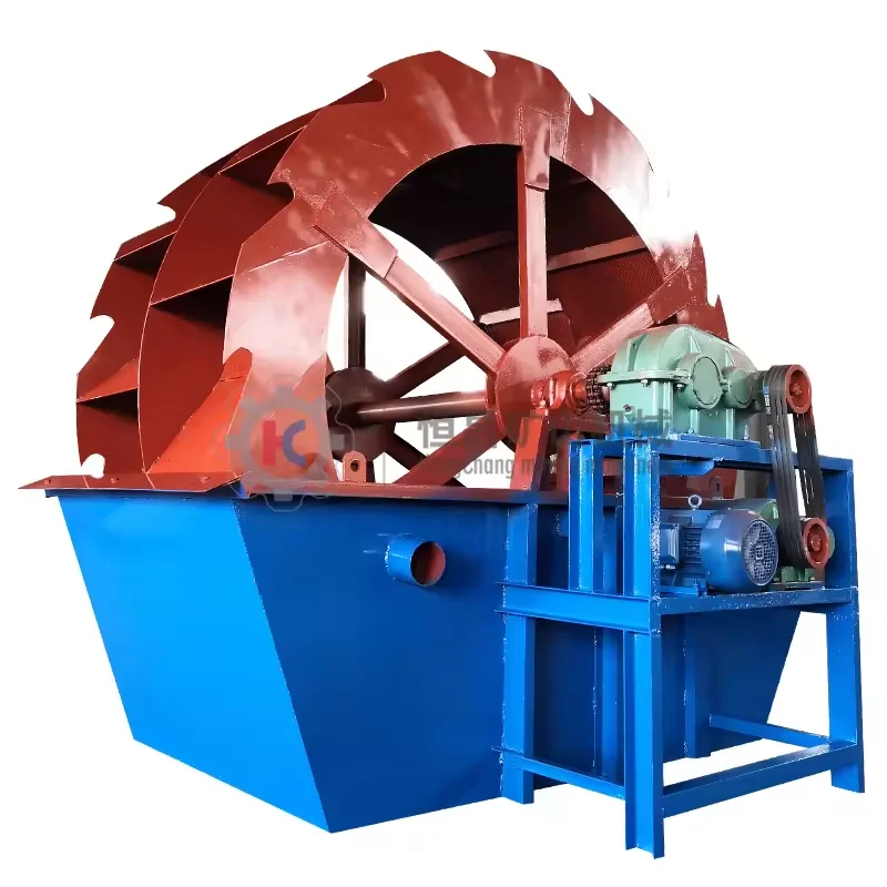 Wheel Bucket Sand Washing Machine River Sand Stone Sludge Washing Equipment Quartz Sand Cleaning Dewatering Desilting Machine